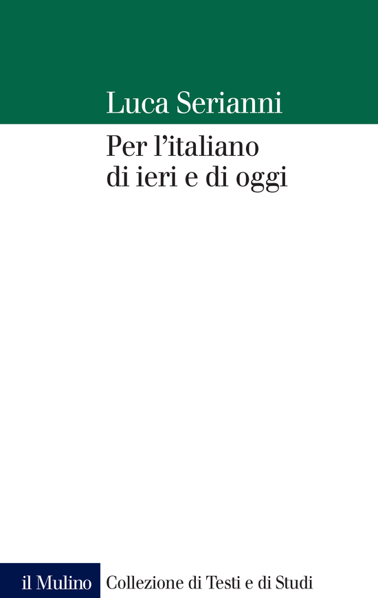 Copertina del libro Per l'italiano di ieri e di oggi ()