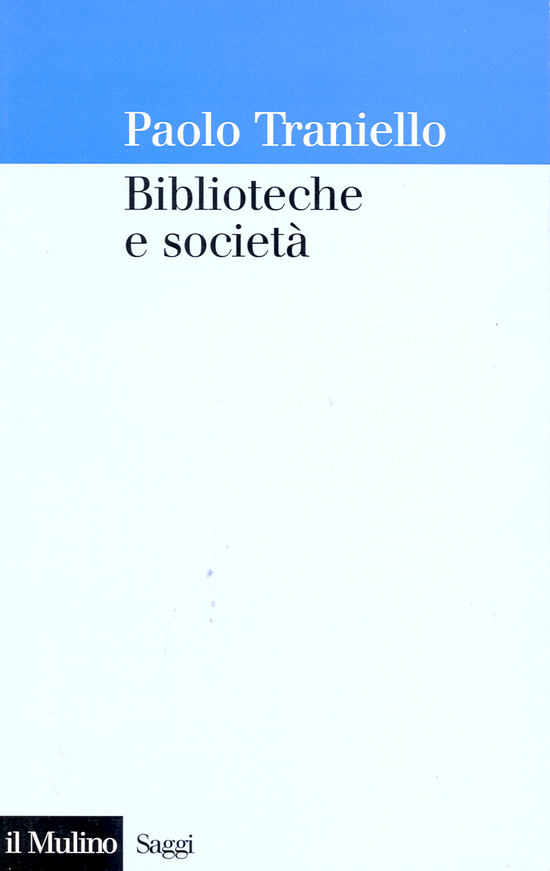 Copertina del libro Biblioteche e società