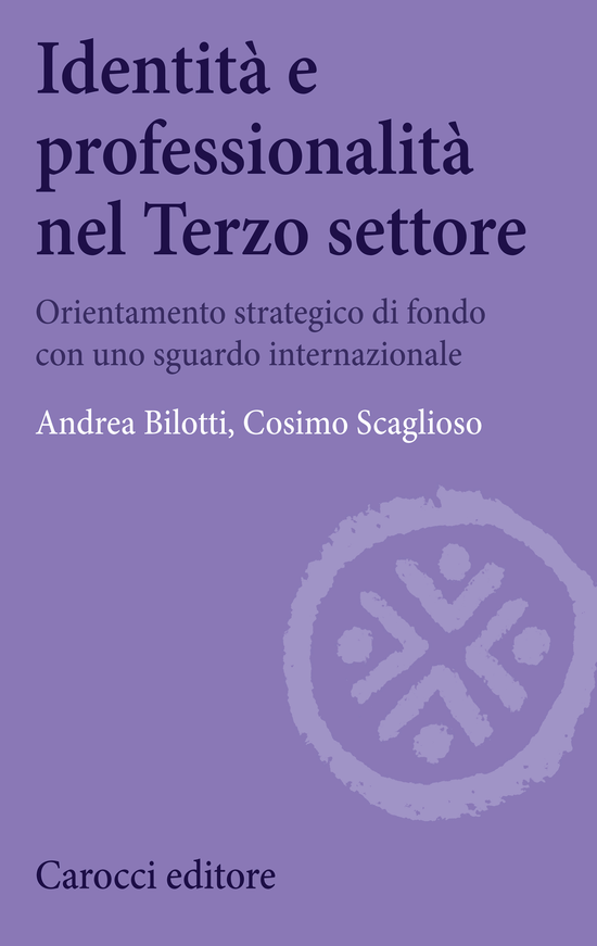 Copertina del libro Identità e professionalità nel Terzo settore (Orientamento strategico di fondo con uno sguardo internazionale)