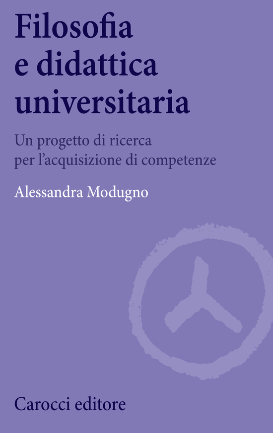 Copertina del libro Filosofia e didattica universitaria (Un progetto di ricerca per l’acquisizione di competenze)