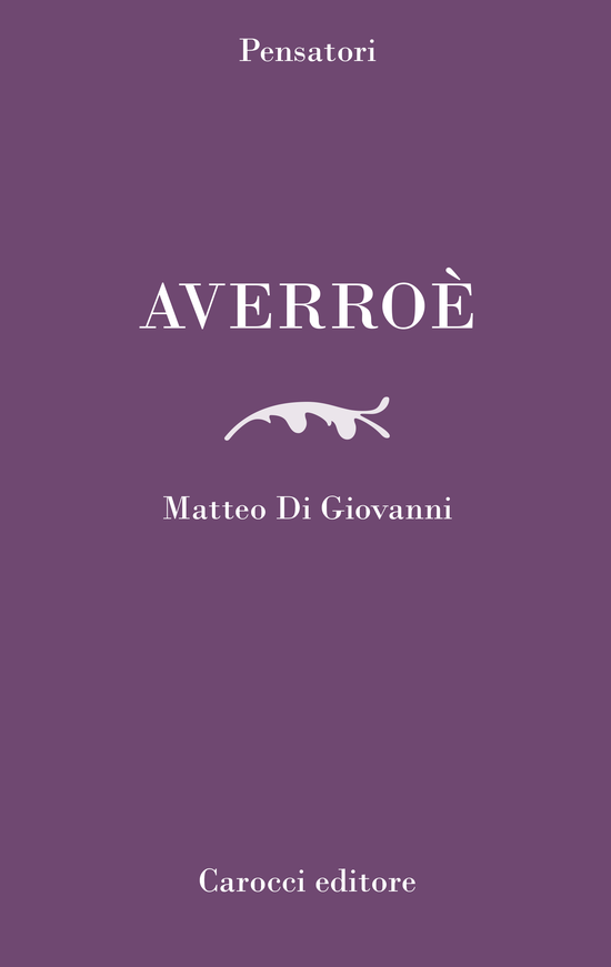 Copertina del libro Averroè