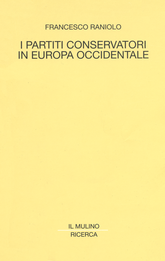 Copertina del libro I partiti conservatori in Europa occidentale